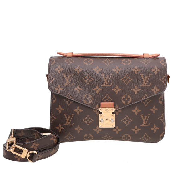 Louis Vuitton Brown Pochette Metis Bag