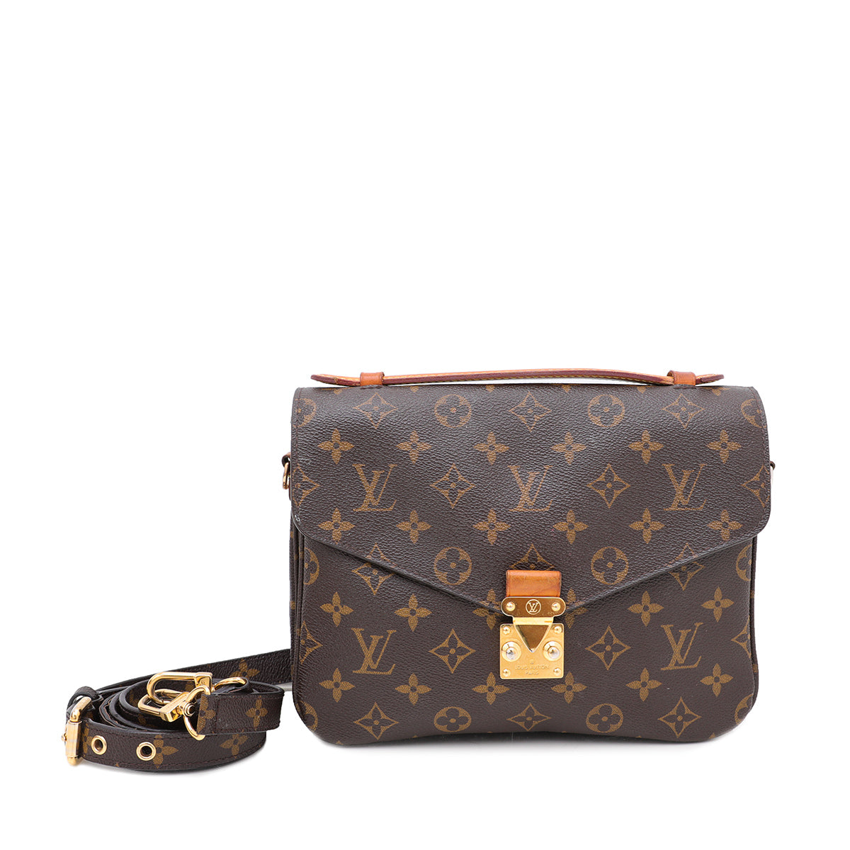 Louis Vuitton Brown Monogram Metis Pochette Bag-Louis Vuitton-THE CLOSET