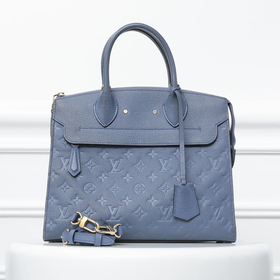 Louis Vuitton Blue Pont Neuf Empreinte Bag