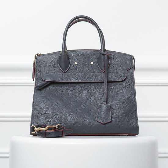 Louis Vuitton Dark Gray Pont Neuf Monogram Empreinte Bag
