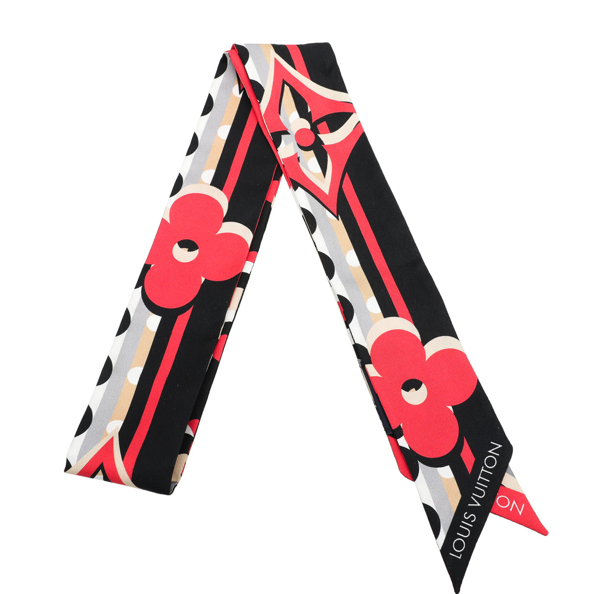 Louis Vuitton Red Multicolor Pop Monogram BB Bandeau-Louis Vuitton-THE CLOSET