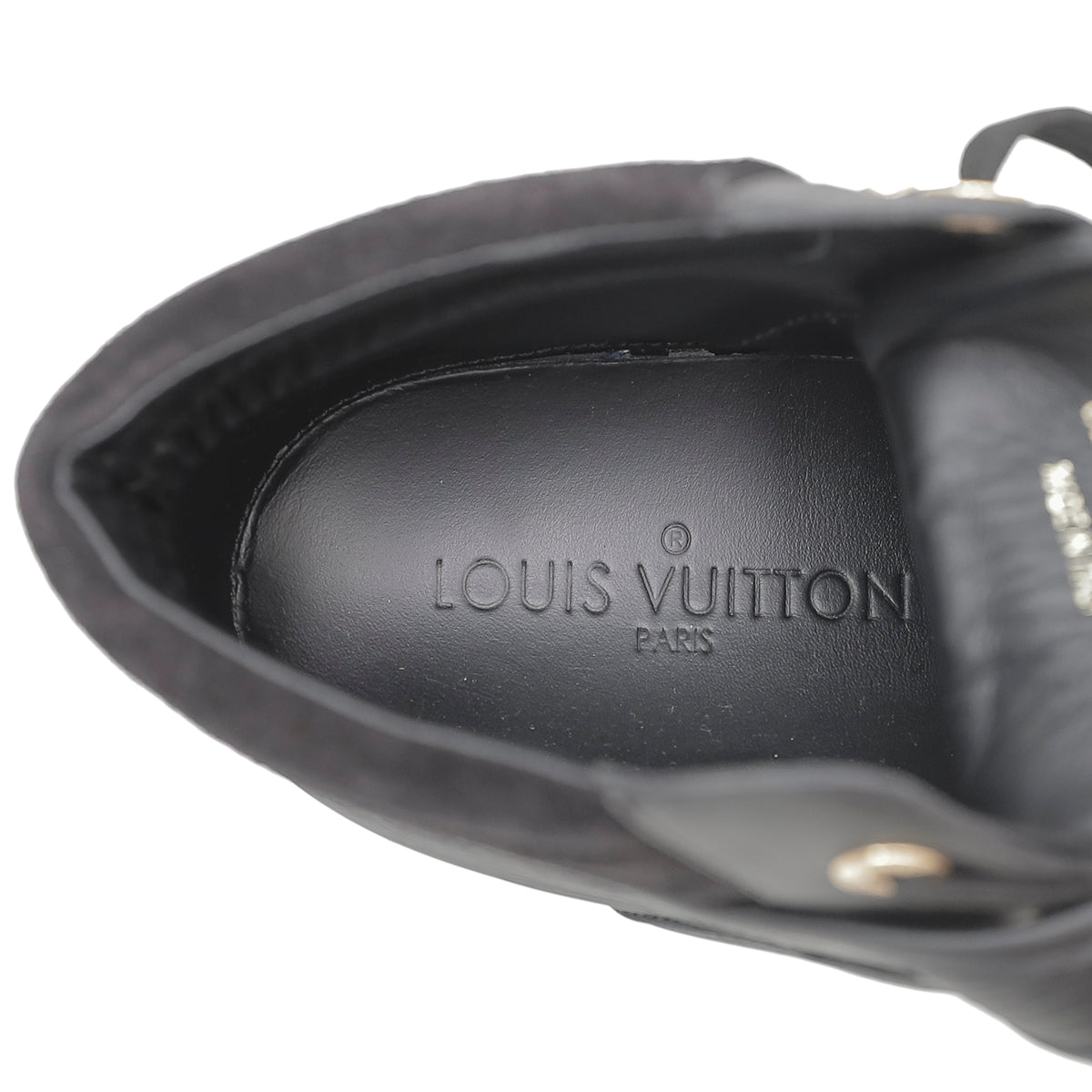 Louis Vuitton Black Postmark Wedge Sneaker 39 – The Closet