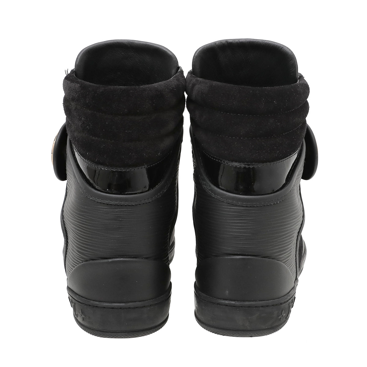 Louis Vuitton Black Postmark Wedge Sneaker 39-Louis Vuitton-THE CLOSET