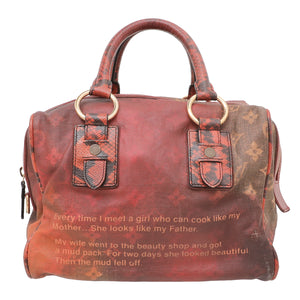 Louis Vuitton Bicolor Richard Prince Man Crazy Jokes Bag