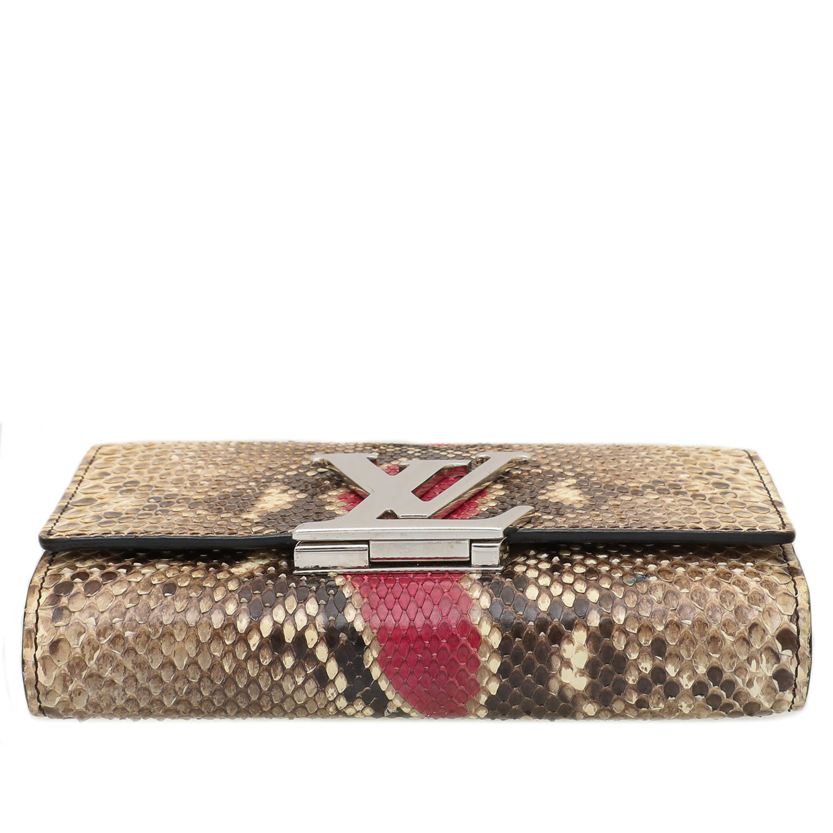Louis Vuitton Bicolor Python Chain Louise MM Bag-Louis Vuitton-THE CLOSET