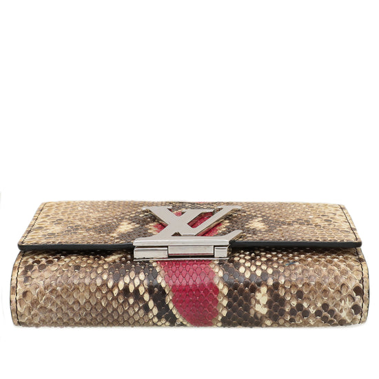 Louis Vuitton Bicolor Python Chain Louise MM Bag – The Closet