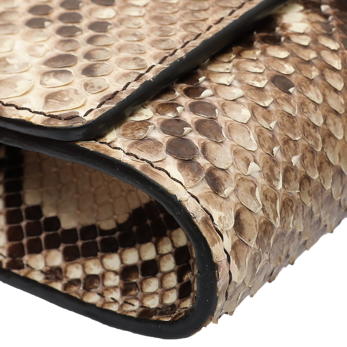 Louis Vuitton Bicolor Python Chain Louise MM Bag-Louis Vuitton-THE CLOSET