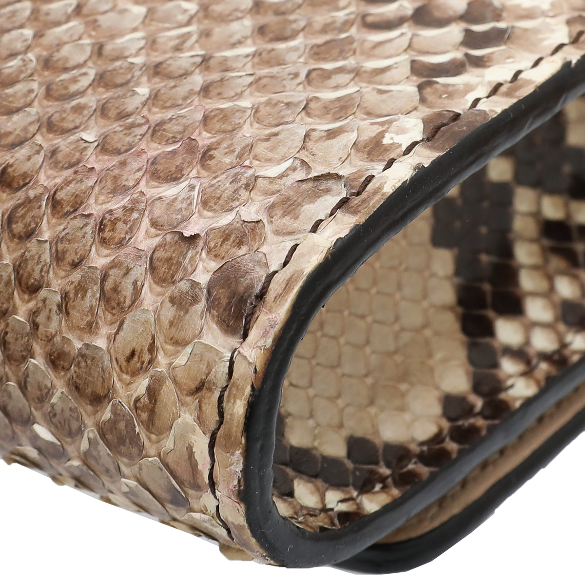 Louis Vuitton Bicolor Python Chain Louise MM Bag-Louis Vuitton-THE CLOSET