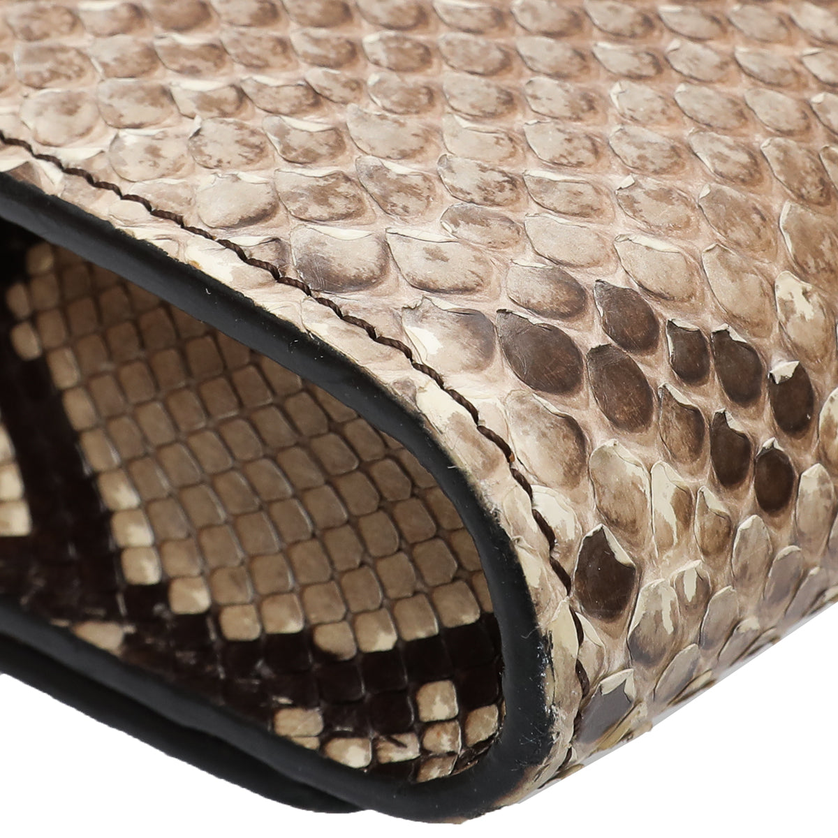 Louis Vuitton Bicolor Python Chain Louise MM Bag-Louis Vuitton-THE CLOSET