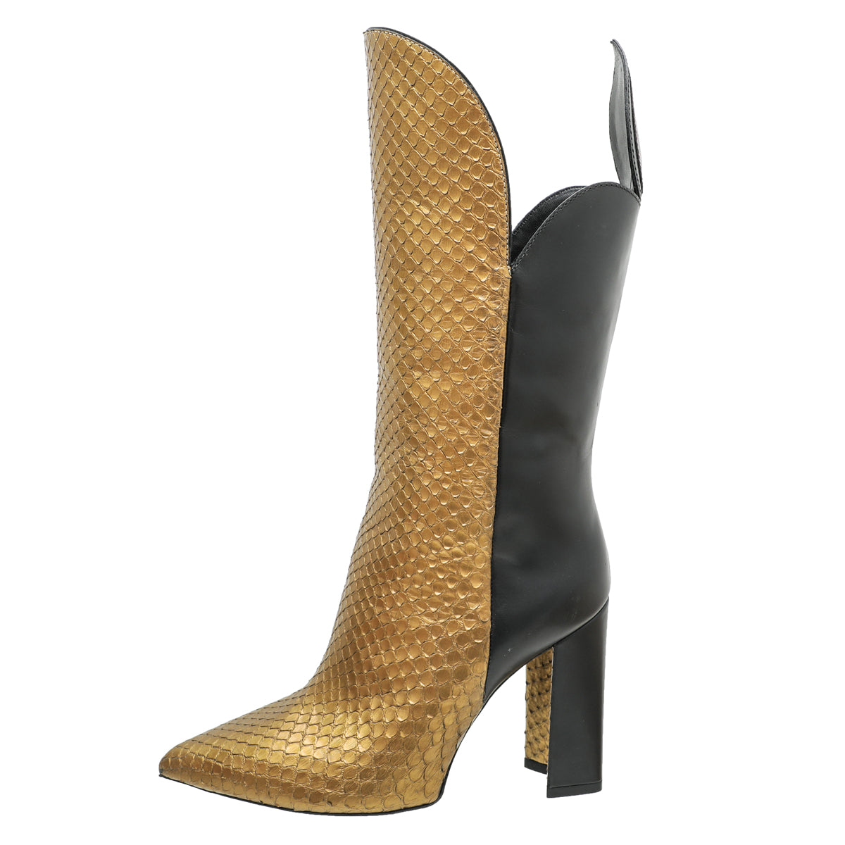 Louis Vuitton Bicolor Python Pokerface Boot 36-Louis Vuitton-THE CLOSET