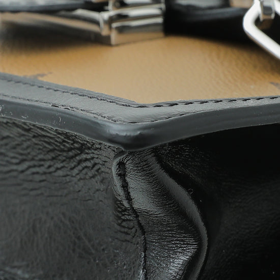Louis Vuitton Monogram Black Reverse Giant Dauphine MM Bag – The