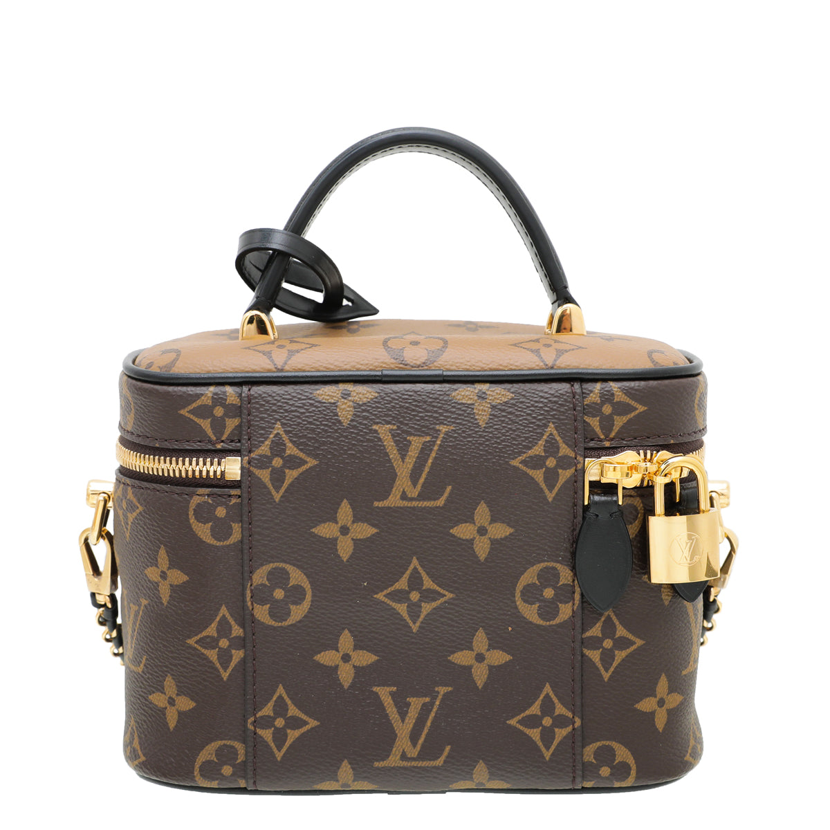 Monogram Reverse Louis Vuitton Monogram Reverse Vanity Bag – THE CLOSET
