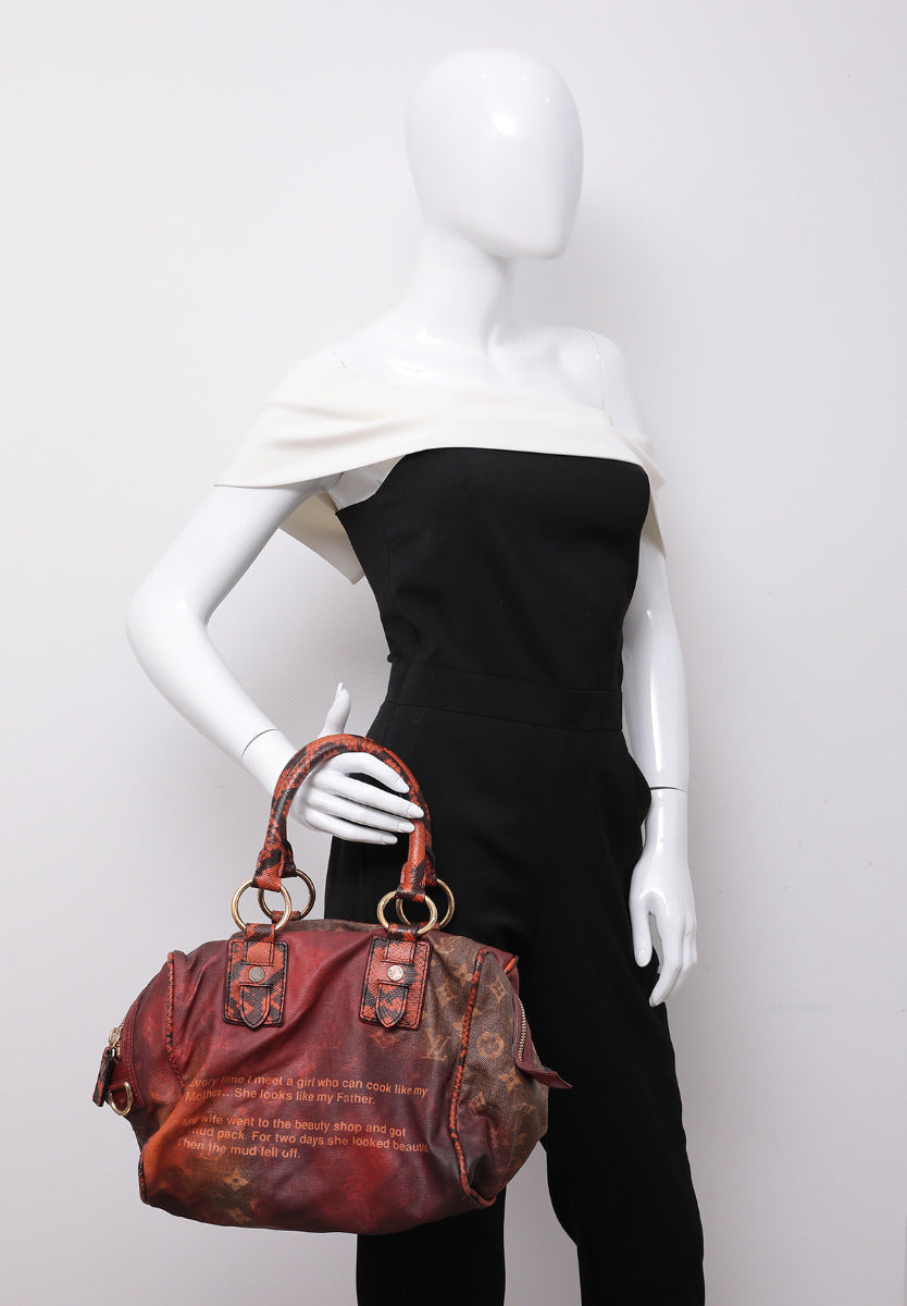 Louis Vuitton Bicolor Richard Prince Man Crazy Jokes Bag-Louis Vuitton-THE CLOSET