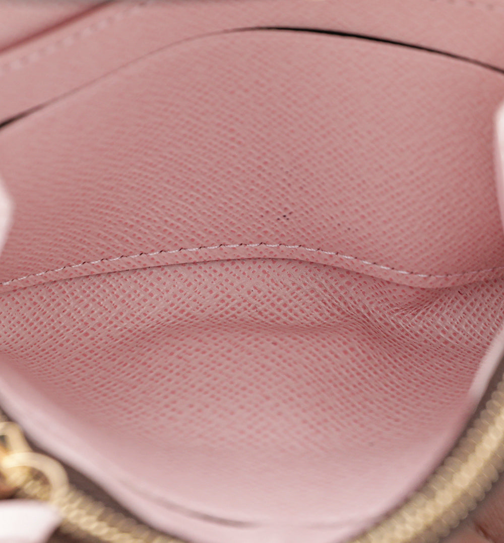 Louis Vuitton Bicolor Rosalie Coin Purse W- AKI Initials-Louis Vuitton-THE CLOSET