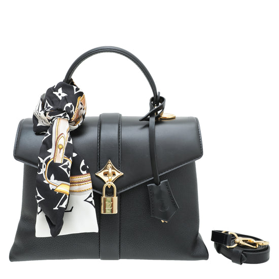 Louis Vuitton Noir Rose De Vents PM Bag W- Twilly