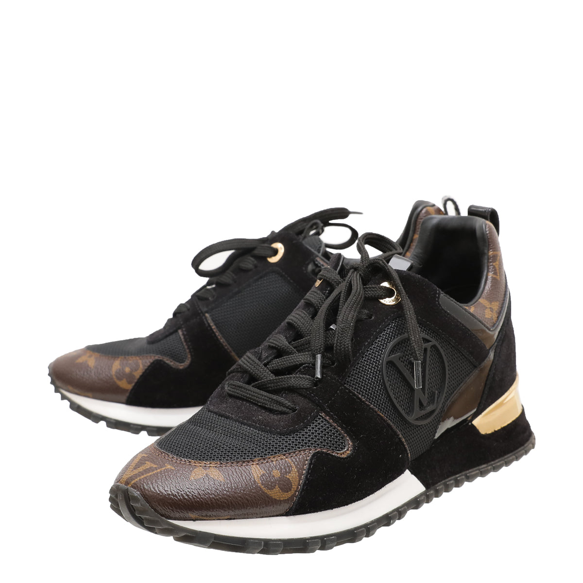 Louis Vuitton Bicolor Run Away Sneakers 37-Louis Vuitton-THE CLOSET