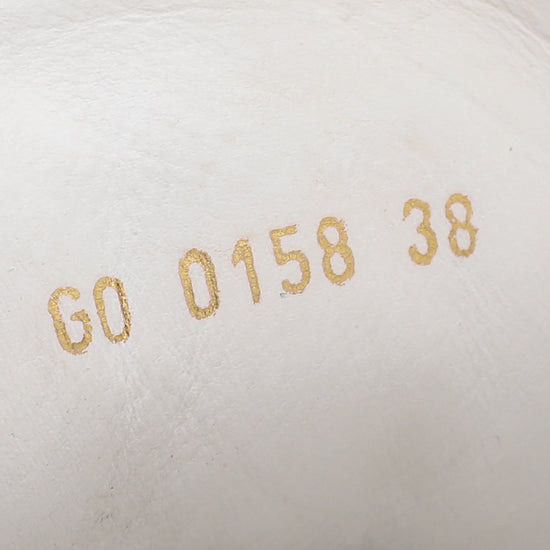 Louis Vuitton White Monogram Reverse Run Away Sneakers 38