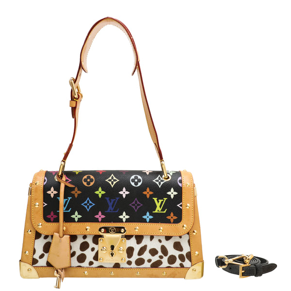 Louis Vuitton Black Multicolor Sac Rabat Dalmatian Bag THE CLOSET
