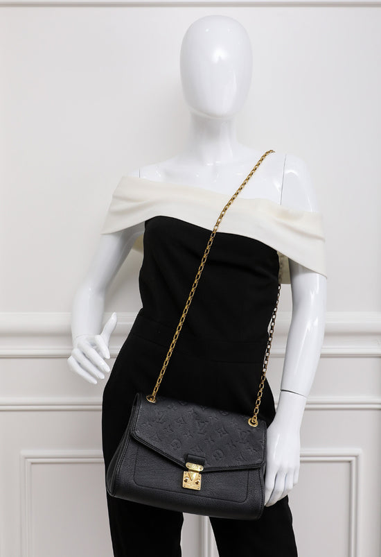 Louis Vuitton Empreinte Saint Germain MM - Black Shoulder Bags, Handbags -  LOU94170