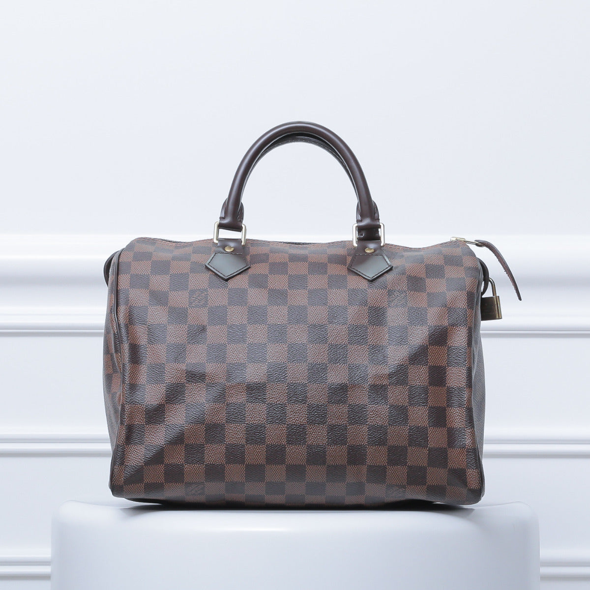 Louis Vuitton Brown Speedy 30-Louis Vuitton-THE CLOSET