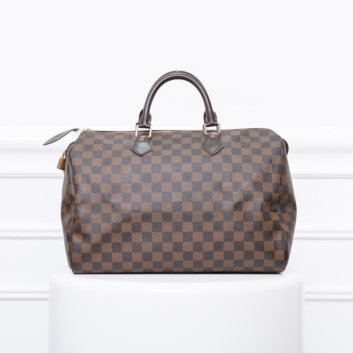 Louis Vuitton Brown Speedy 35-Louis Vuitton-THE CLOSET