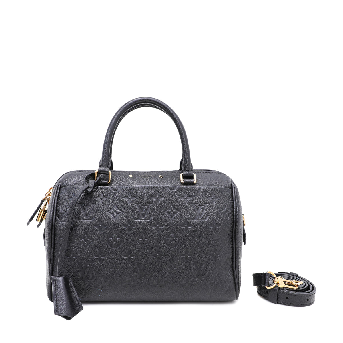 Louis Vuitton Noir Empreinte Speedy Bandouliere 25 Bag-Louis Vuitton-THE CLOSET