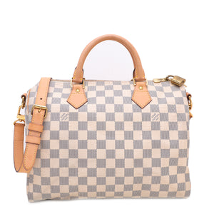 Louis Vuitton Azur Speedy Bandouliere 30 Bag