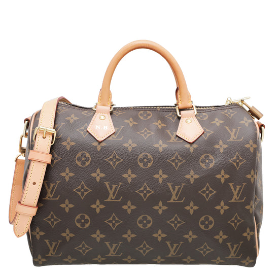 Louis Vuitton Brown Speedy Bandouliere 30 Bag