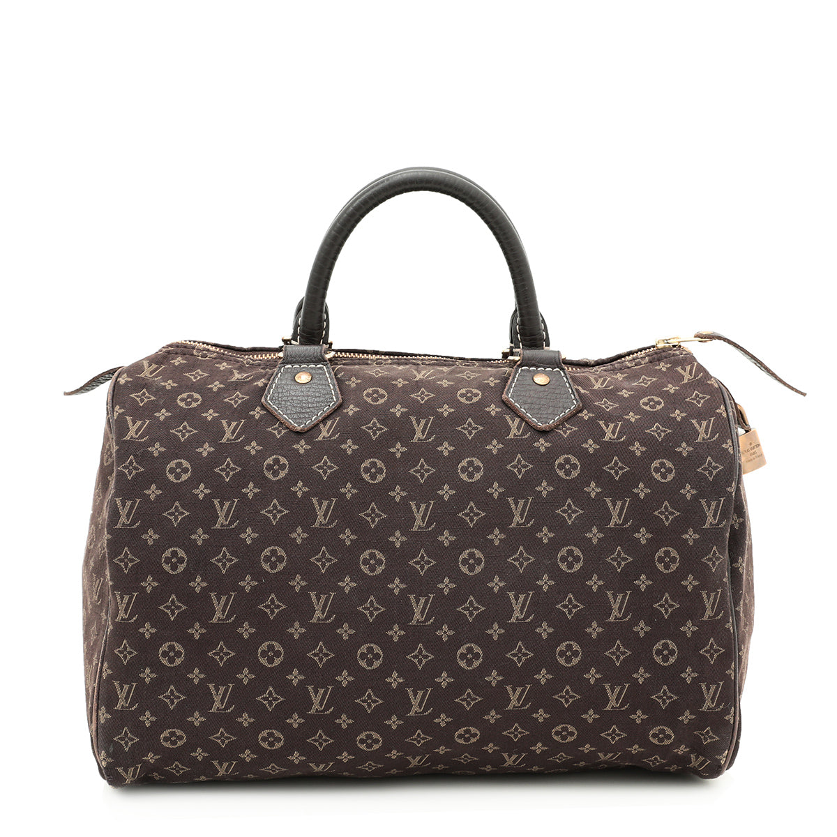 Louis Vuitton Brown Speedy Mini Lin Bag-Louis Vuitton-THE CLOSET