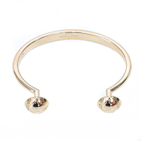 Louis Vuitton Goldtone Studdy Bracelet M