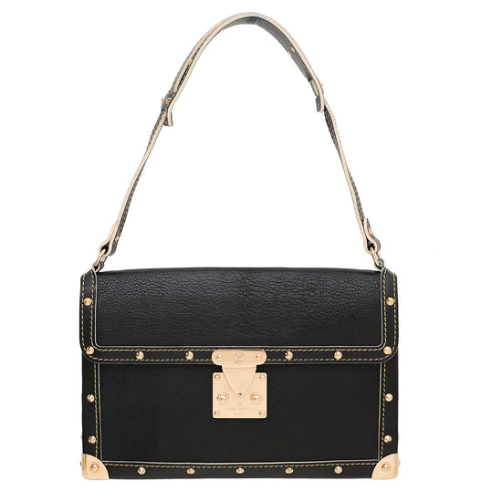 Louis Vuitton Black Suhali L'aimable Bag