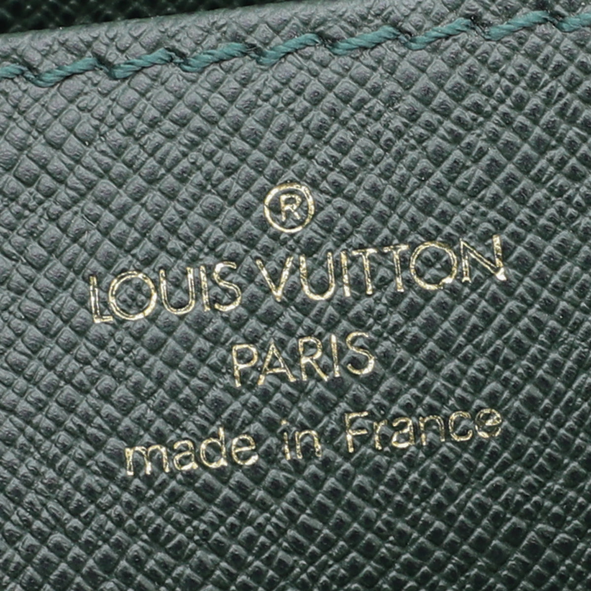 Louis Vuitton Olive Green Taiga Robusto Compartments Briefcase