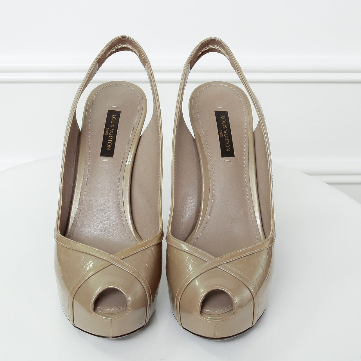 Louis Vuitton Beige Poudre Tamara Slingback 36-Louis Vuitton-THE CLOSET