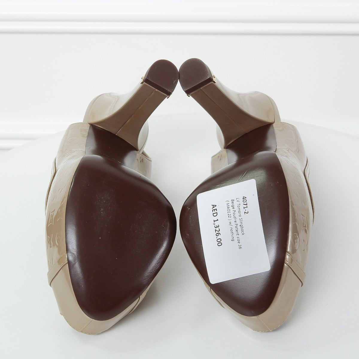 Louis Vuitton Beige Poudre Tamara Slingback 36-Louis Vuitton-THE CLOSET