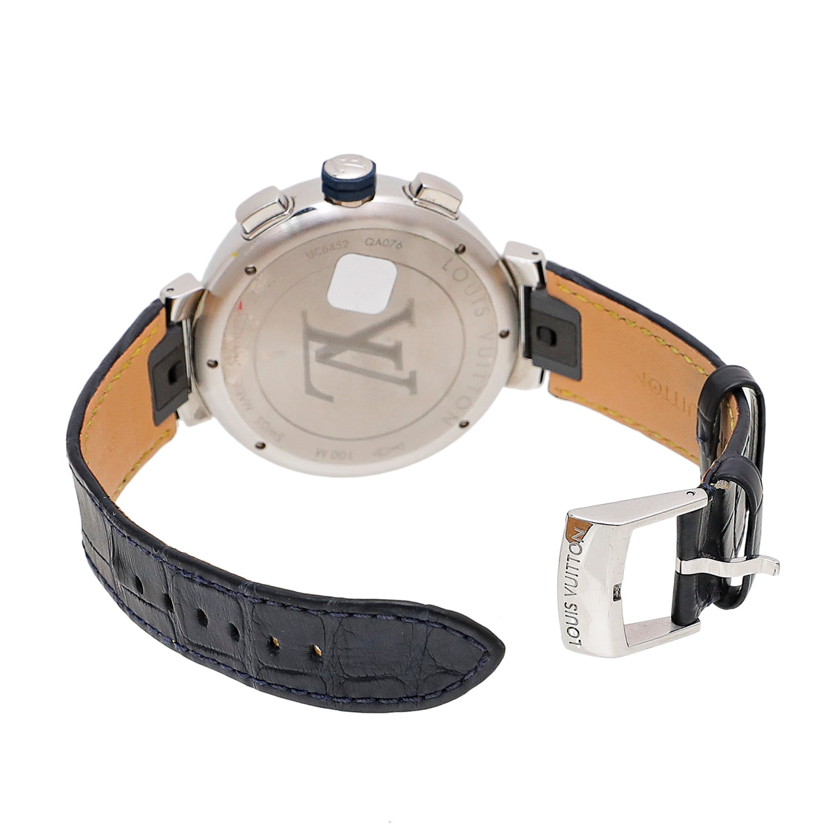 Louis Vuitton Cobalt Tambour Damier Cobalt Chronograph Watch-Louis Vuitton-THE CLOSET