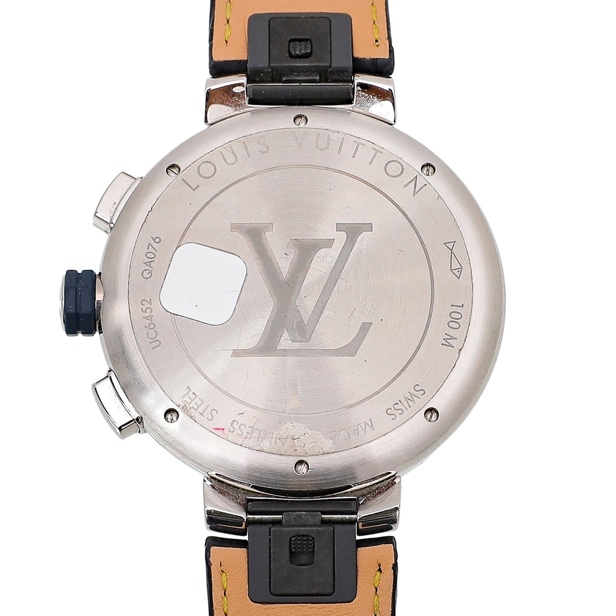 Reloj cronógrafo Tambour Damier Cobalt de Louis Vuitton. Precio