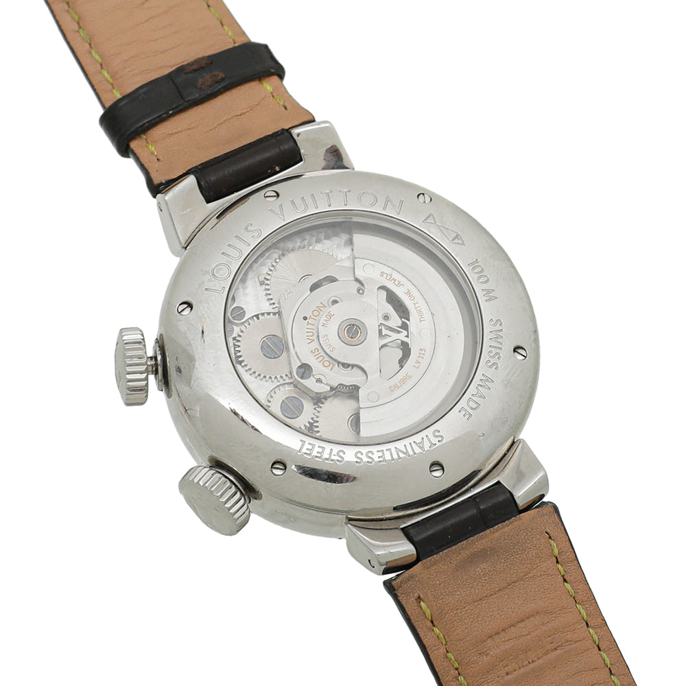 Louis Vuitton ST.ST Brown Tambour Reveil GMT Alarm 42mm Watch-Louis Vuitton-THE CLOSET