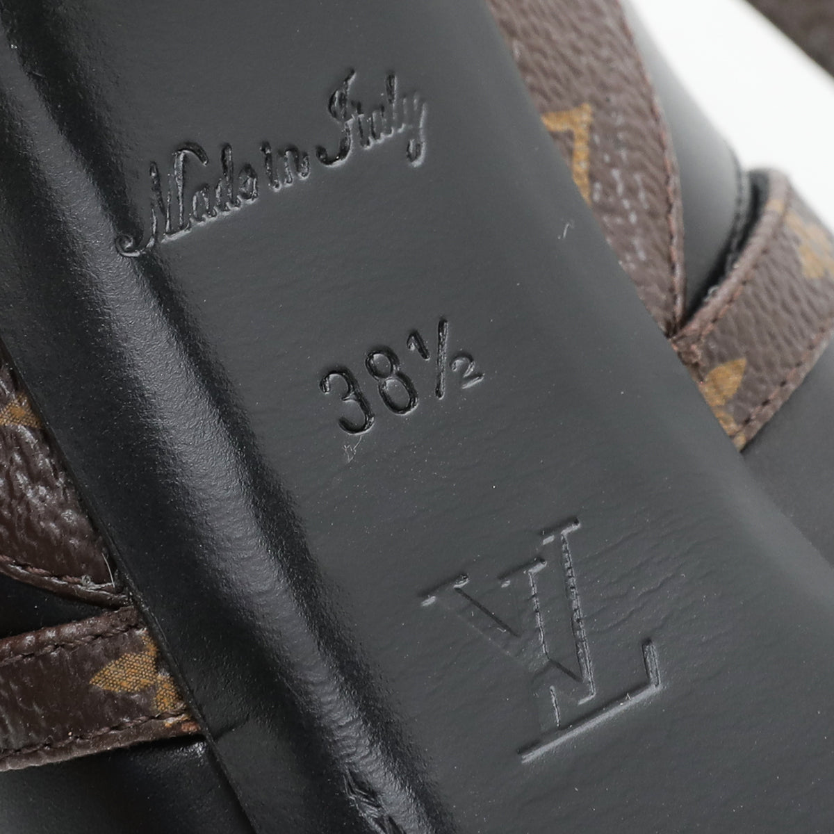 Louis Vuitton Monogram Black Temptation Pump 38.5-Louis Vuitton-THE CLOSET