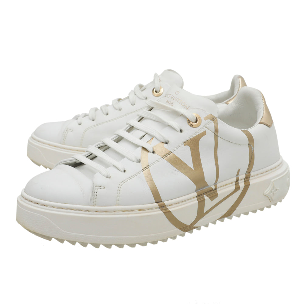 Louis Vuitton Bicolor Time Out Sneakers 37.5-Louis Vuitton-THE CLOSET