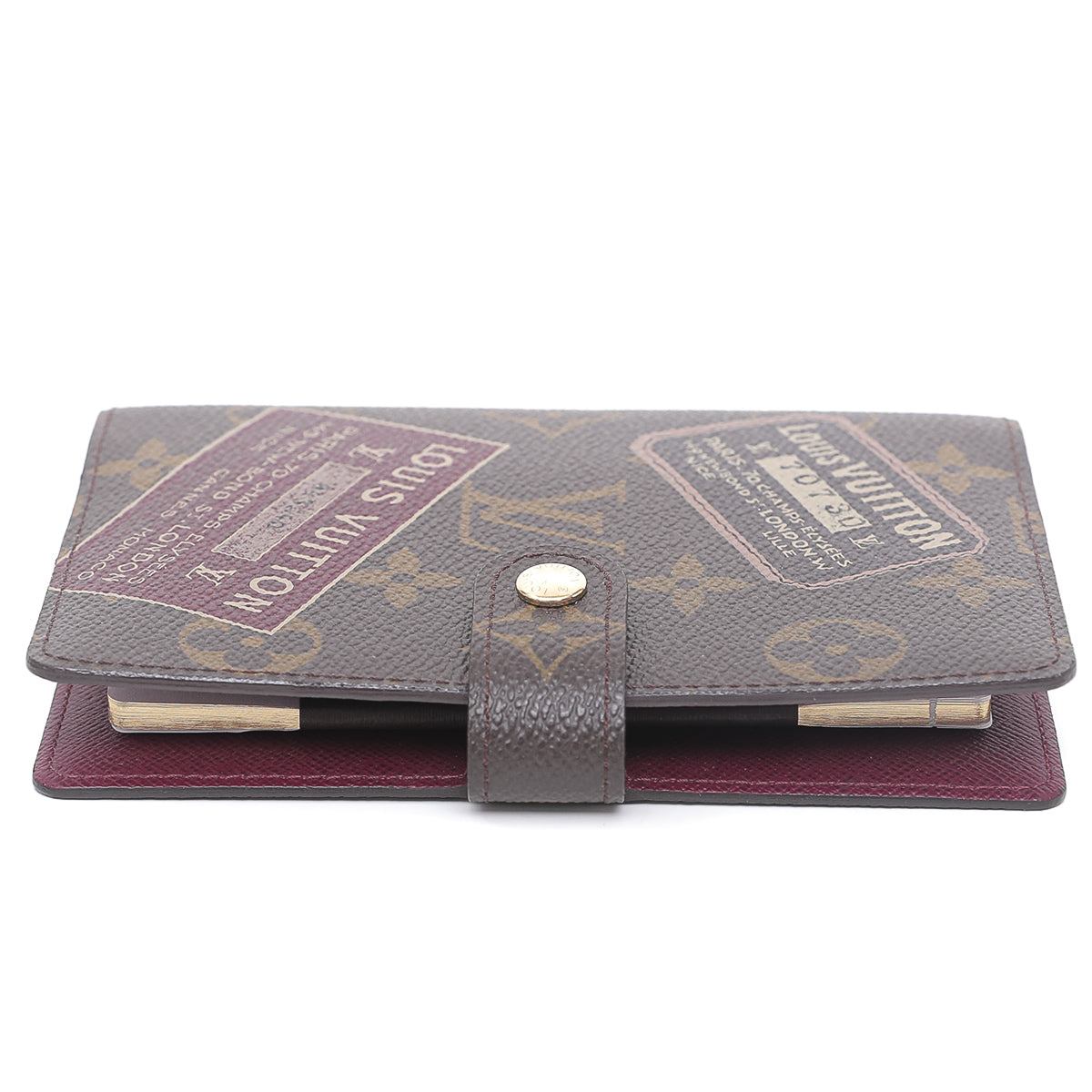 Louis Vuitton Brown Trunks and Bags Agenda Cover Small-Louis Vuitton-THE CLOSET