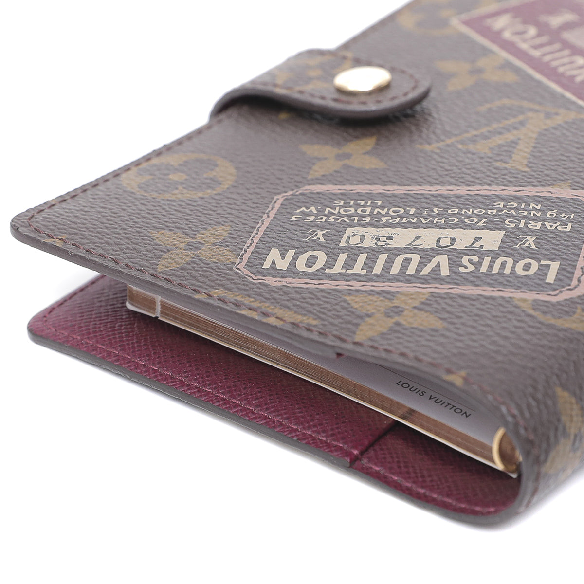 Louis Vuitton Brown Trunks and Bags Agenda Cover Small-Louis Vuitton-THE CLOSET