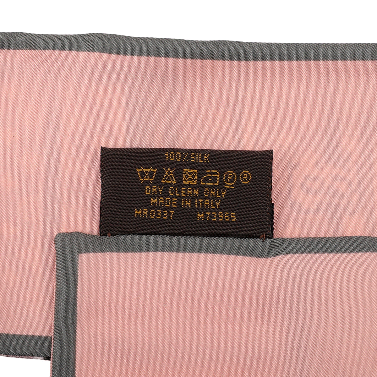 Louis Vuitton Rose Poudre Monogram Trunks Bandeau Silk Scarf For Sale at  1stDibs