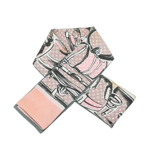 Louis Vuitton Rose Poudre Trunks Print Bandeau
