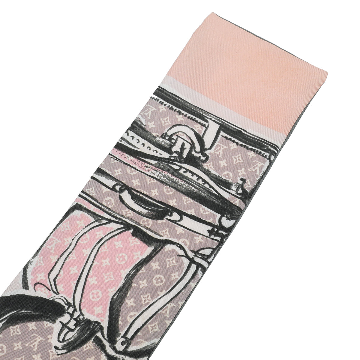 Louis Vuitton Rose Poudre Trunks Print Bandeau-Louis Vuitton-THE CLOSET