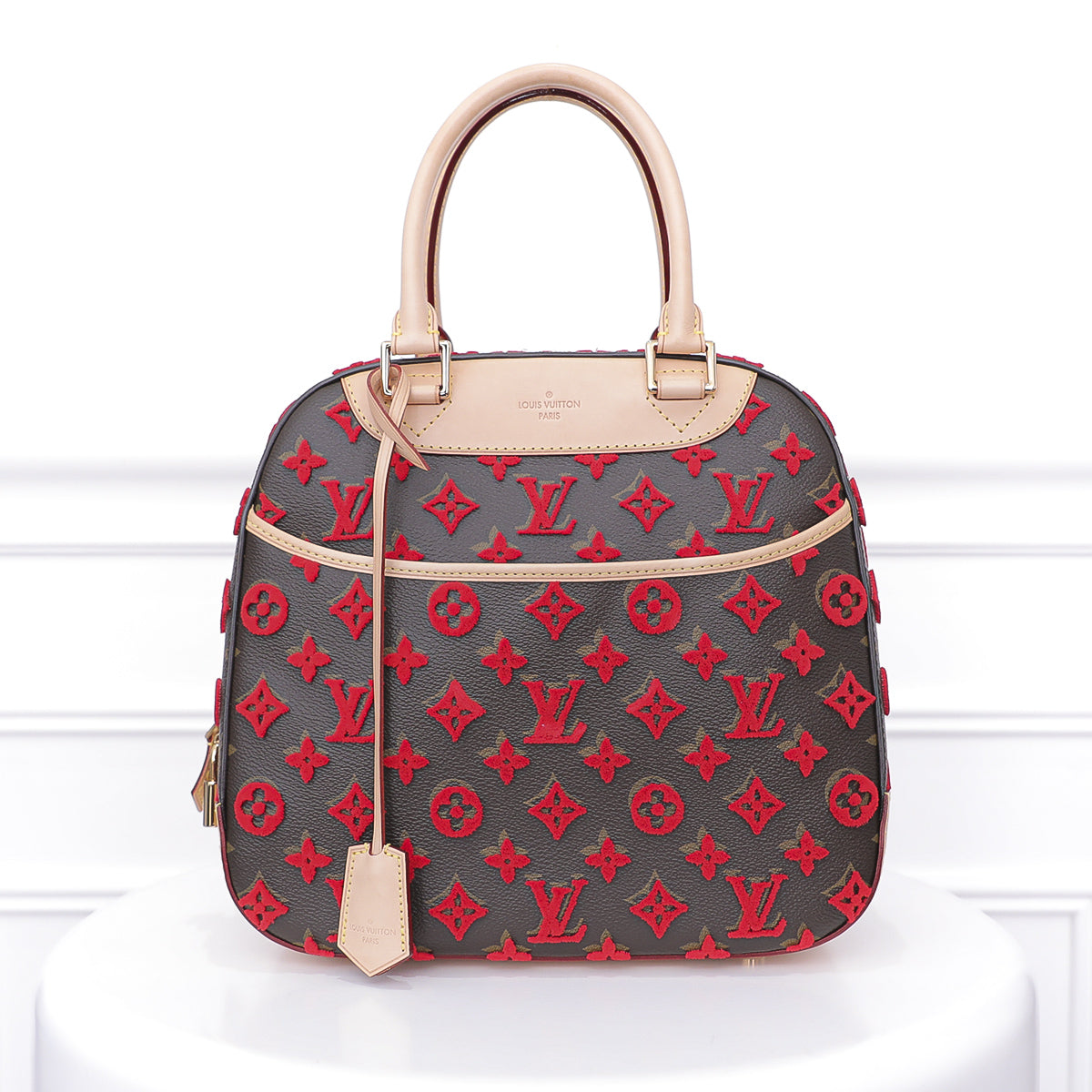 Louis Vuitton Bicolor Tuffetage Deauville Cube Bag-Louis Vuitton-THE CLOSET