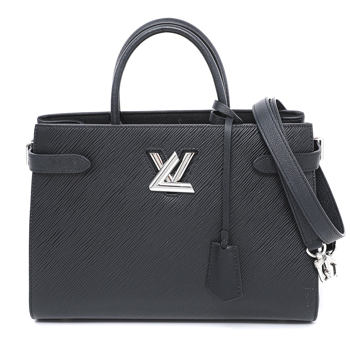 Louis Vuitton Noir Twist Tote Bag-Louis Vuitton-THE CLOSET