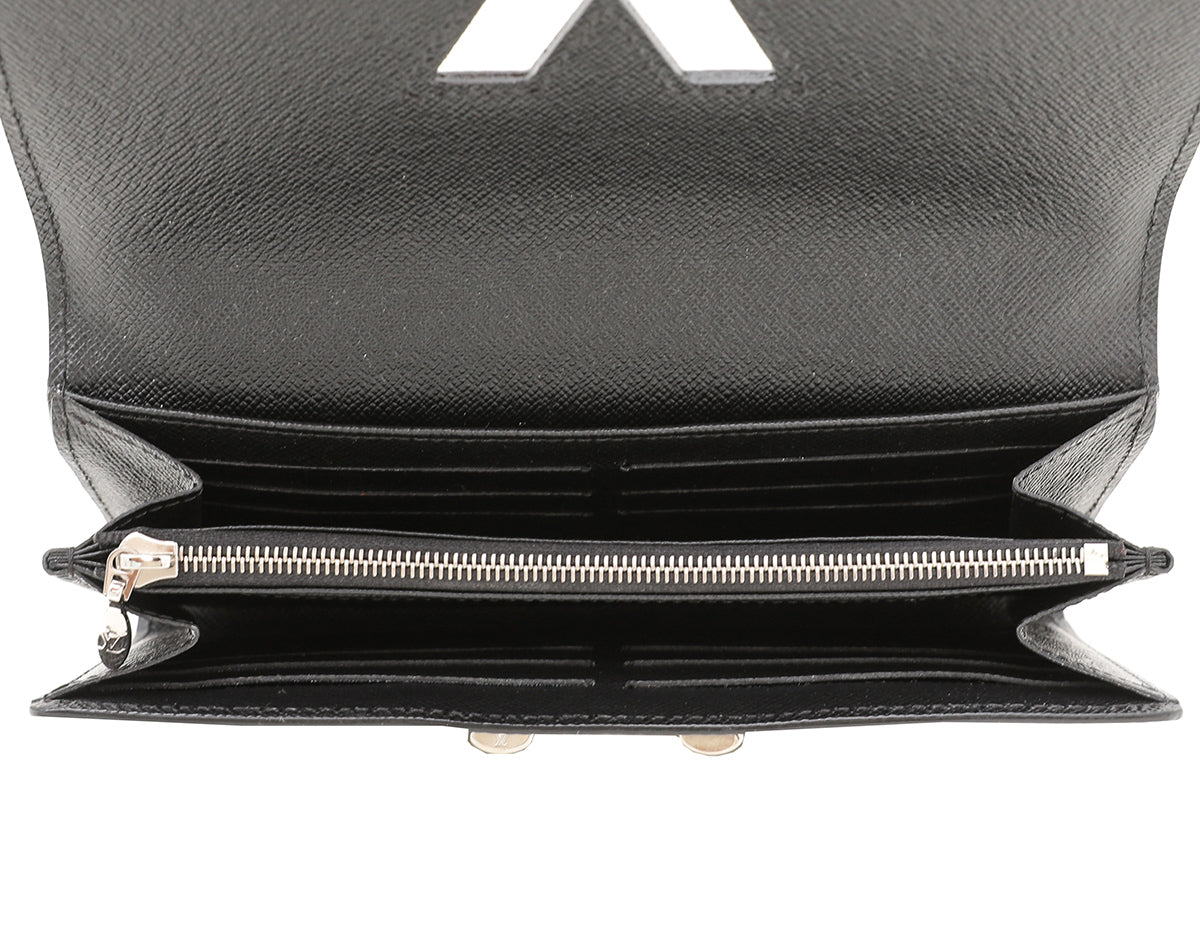 Louis Vuitton Electric Noir Twist Wallet