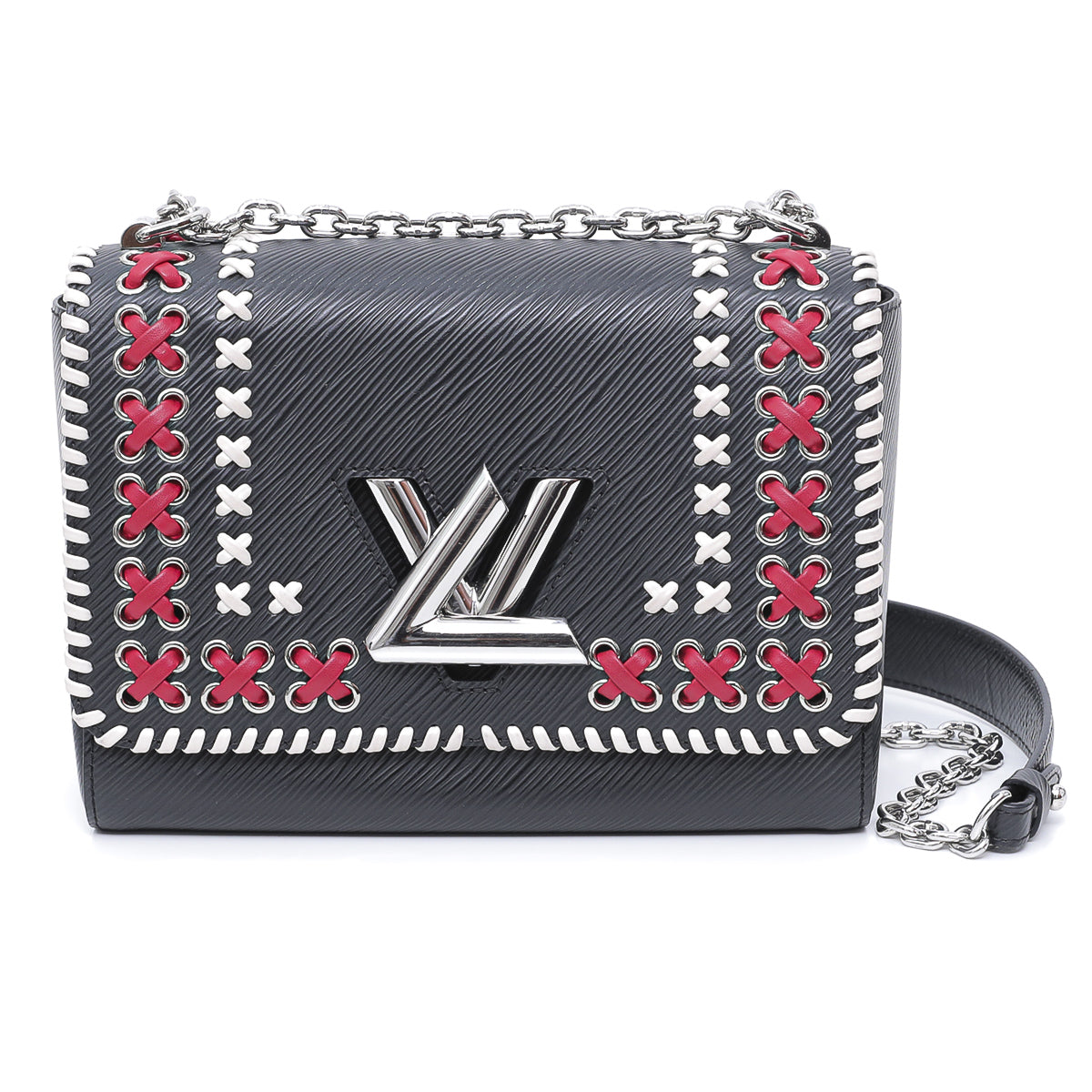 Louis Vuitton Tricolor Twist Whipstitch MM Bag