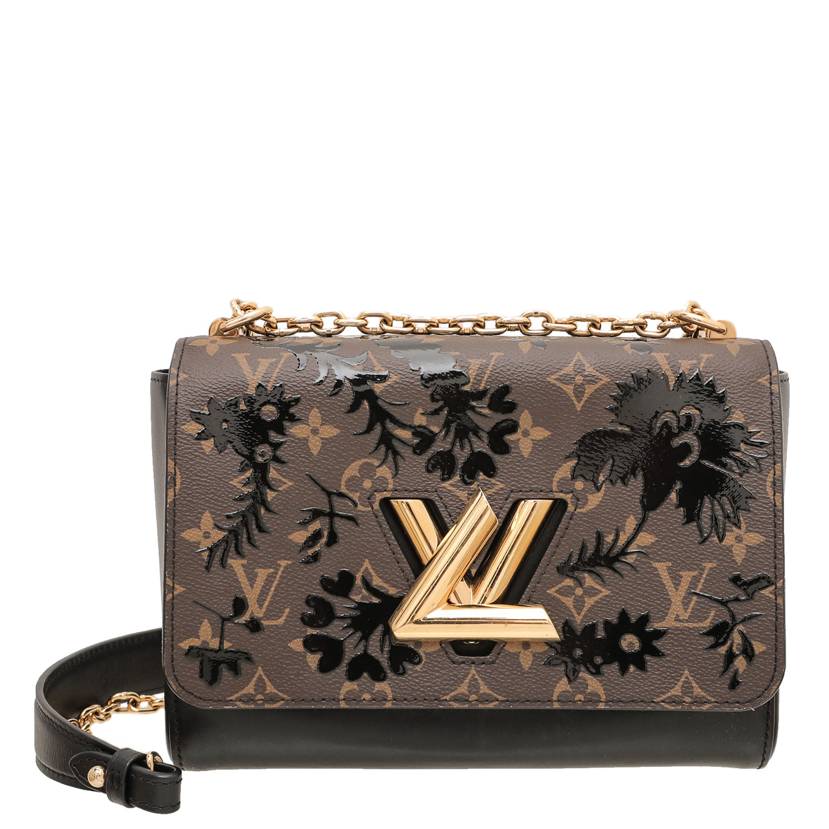 Louis Vuitton Black Monogram Twist Blossom Bag-Louis Vuitton-THE CLOSET