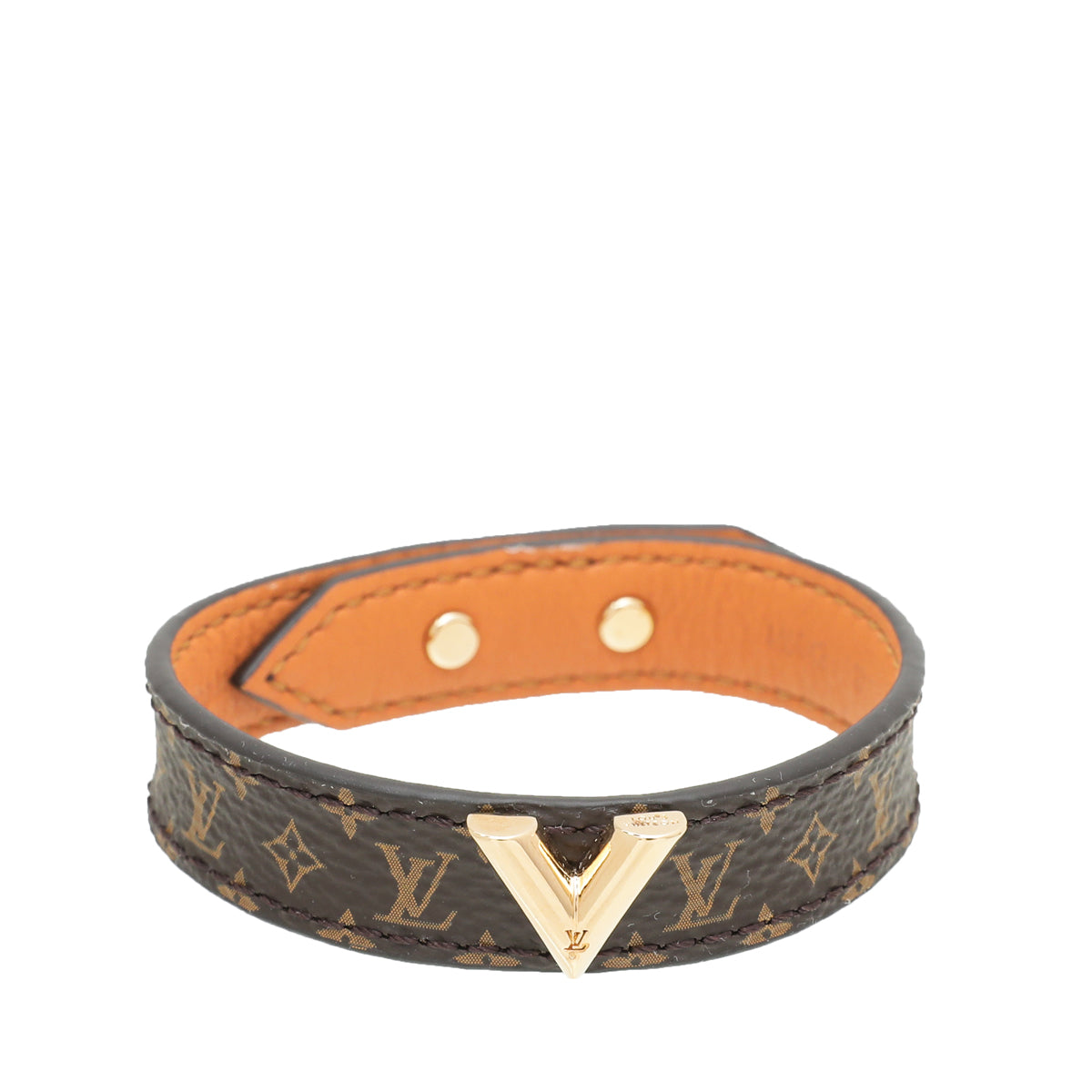 Louis Vuitton Monogram V Essential Bracelet 17-Louis Vuitton-THE CLOSET